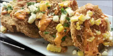 Fried Green Tomatoes with Feta