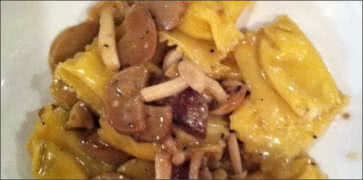 Veal Agnolotti with Mushrooms