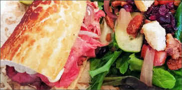 Tri Tip Sandwich with Salad